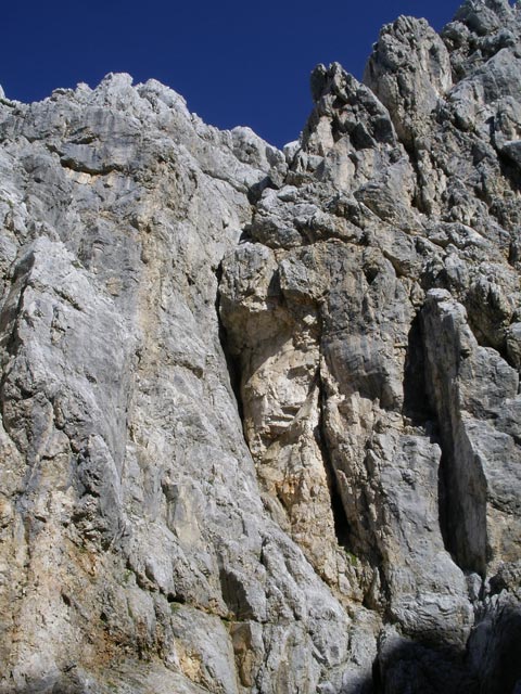 Via Ferrata Ponza Grande: Gipfelwand