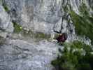 Irene zwischen Rif. Zacchi und Via Ferrata Ponza Grande