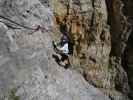 Via Ferrata Ponza Grande: Irene in der Gipfelwand