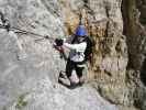 Via Ferrata Ponza Grande: Irene in der Gipfelwand