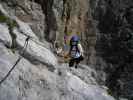 Via Ferrata Ponza Grande: Irene in der Gipfelwand