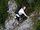 Irene zwischen Via Ferrata Ponza Grande und Rif. Zacchi