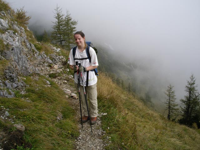 Daniela auf Weg 862 am Endriegel