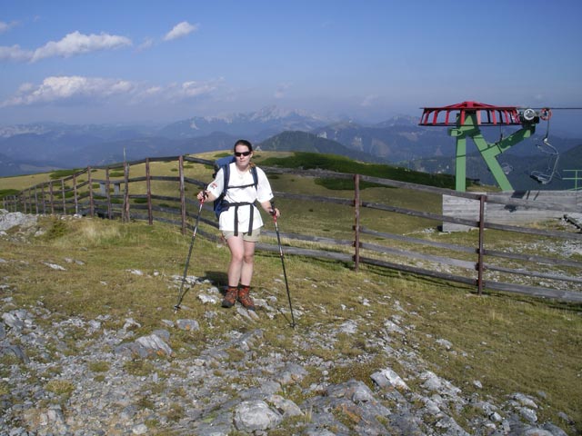 Daniela auf der Sch&ouml;nleitenspitze, 1.809 m