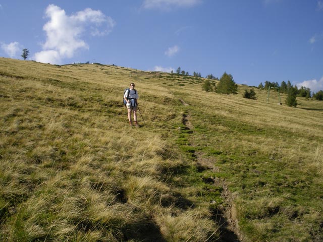 Daniela auf Weg 53 auf Sch&ouml;nleiten