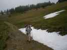 Daniela auf Weg 862 auf der Jauringer Alm