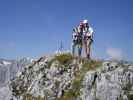 Daniela und ich am Großen Feistringstein, 1.836 m