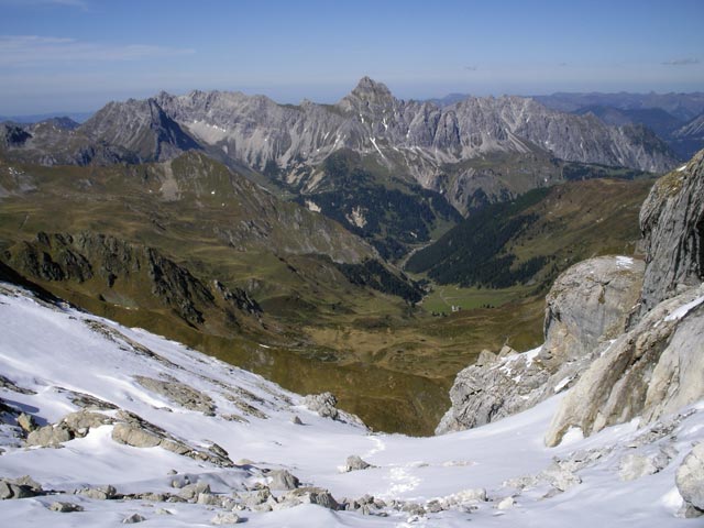 Blodigrinne-Klettersteig: zwischen viertem und f&uuml;nftem Teil