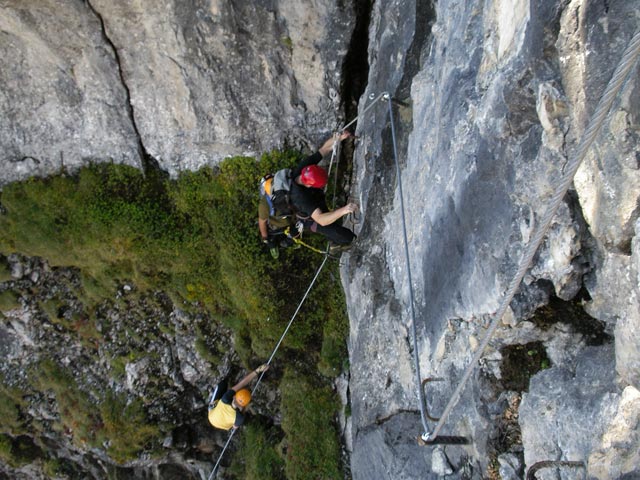 Kanzelwand-Klettersteig: Raphael, Klaus und Manfred