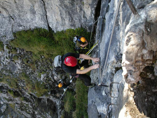 Kanzelwand-Klettersteig: ?, Manfred und Klaus