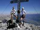 Andreas und ich auf der Vorderen Brandjochspitze, 2.559 m