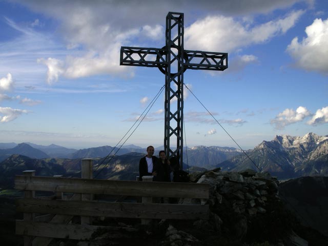 Ich und Daniela auf der Henne, 2.078 m (29. Sept.)