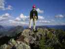 Henngrat-Klettersteig: Daniela in der Variante 'Panoramasteig' (29. Sept.)