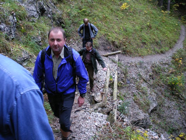 Harald, Anton und Stefan zwischen Kaiserbrunn und Knofeleben