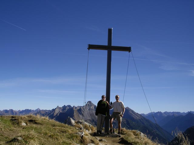 Daniela und ich am Warther Horn, 2.256 m