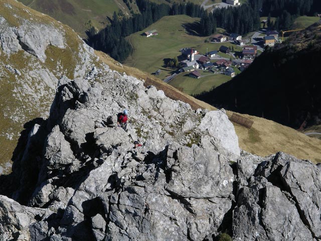 Karhorn-Klettersteig vom Karhorn aus