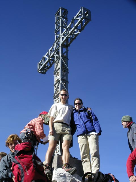 Ich und Daniela am Karhorn, 2.416 m