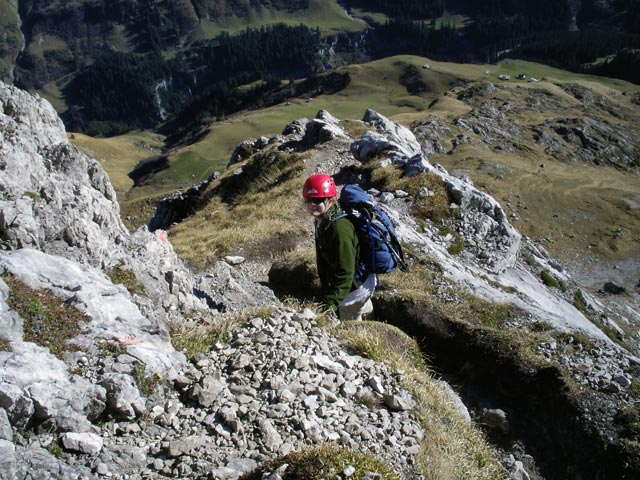 Daniela zwischen Karhorn und Karegg