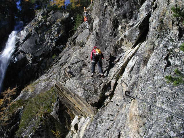 Erhard nach der Querung