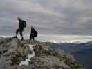 Andreas und Erika am Hauptgipfel, 1.668 m