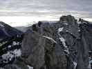 Andreas und Erhard am Hauptgipfel, 1.668 m