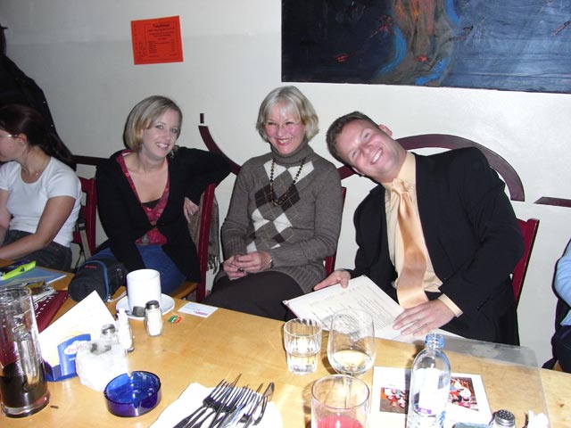 Natalie, Marianne und Michael im Hopfhaus