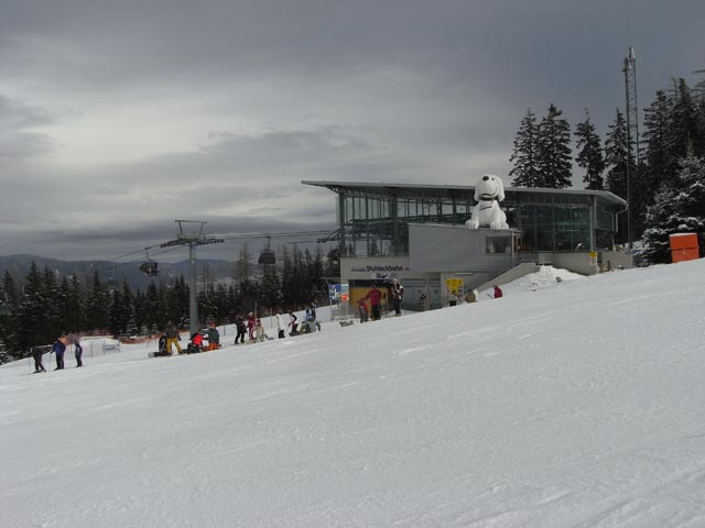 Bergstation der Komfort-Vierer-Sesselbahn