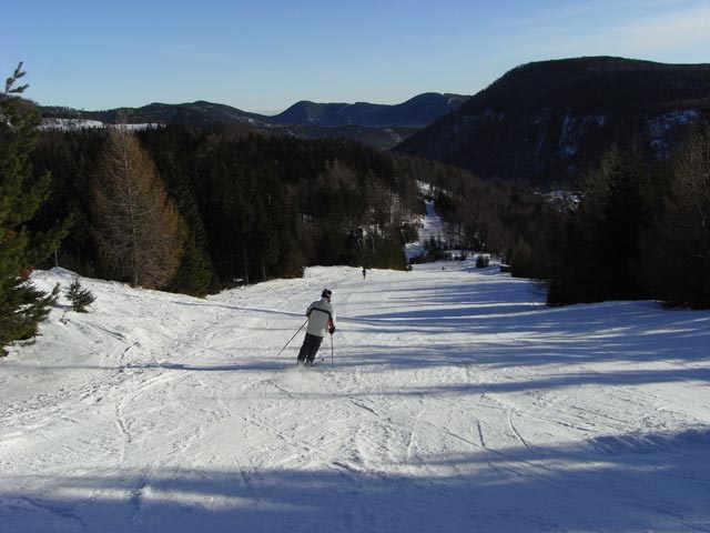 Daniela auf der Karnerboden-Abfahrt