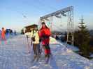 Daniela und Michael bei der Bergstation der Gipfellifte