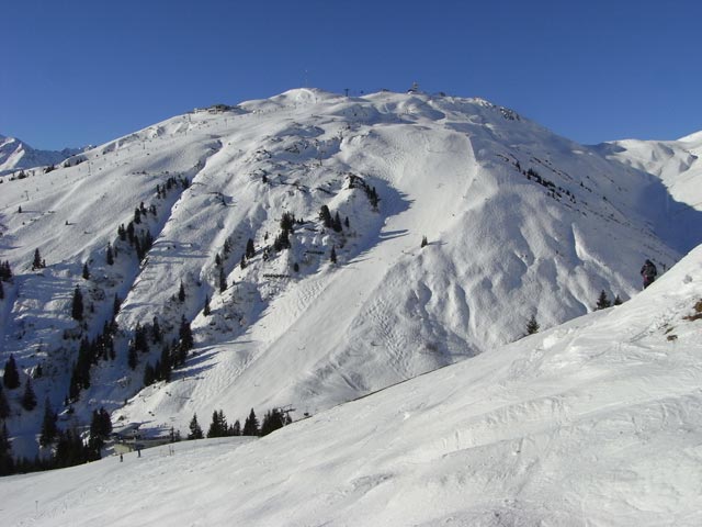 Galzig von der Bergstation der Gampenbahn aus (27. Dez.)