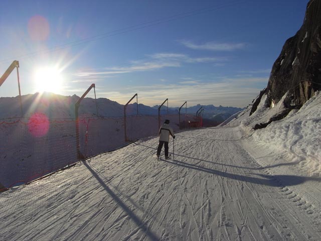 Daniela auf der Schindlerkarskiroute (27. Dez.)