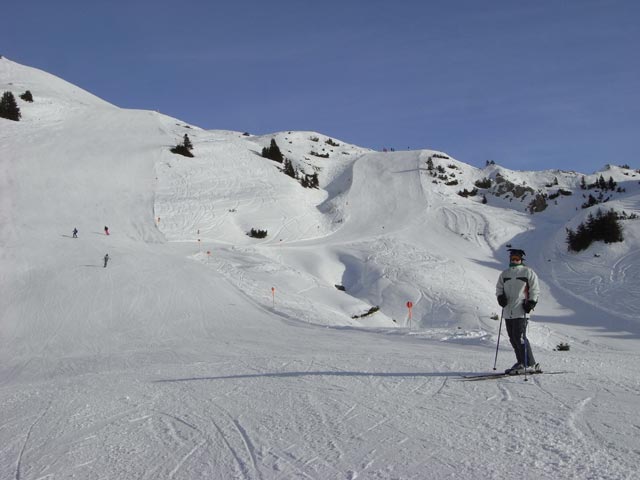 Daniela auf der Furkamähderabfahrt (28. Dez.)