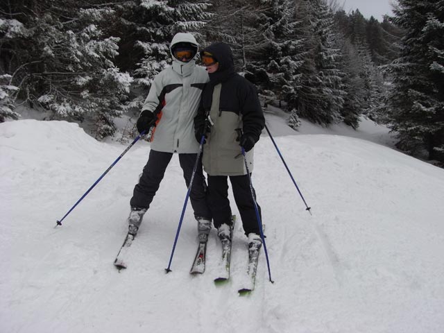 Daniela und Irene im Karnerschlag (31. Dez.)