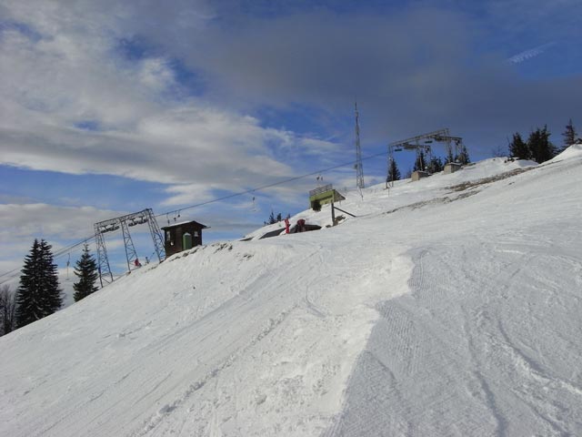 Bergstation der Gipfellifte