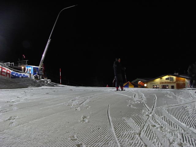 Bergstation der 4-er Sportbahn Blauer Blitz und Liechtensteinhaus