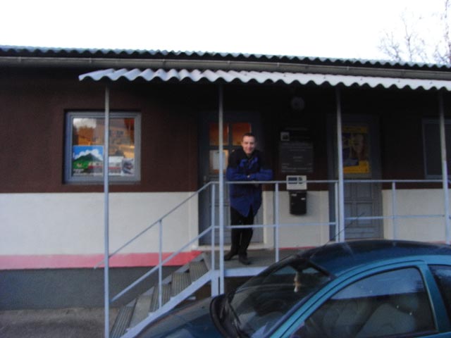 Ich beim Modellbahnmuseum Mariazeller Bahn