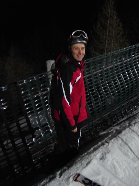 Ich auf der Familienabfahrt