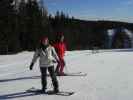 Doris und Michael bei der Bergstation des Thonhoferlifts