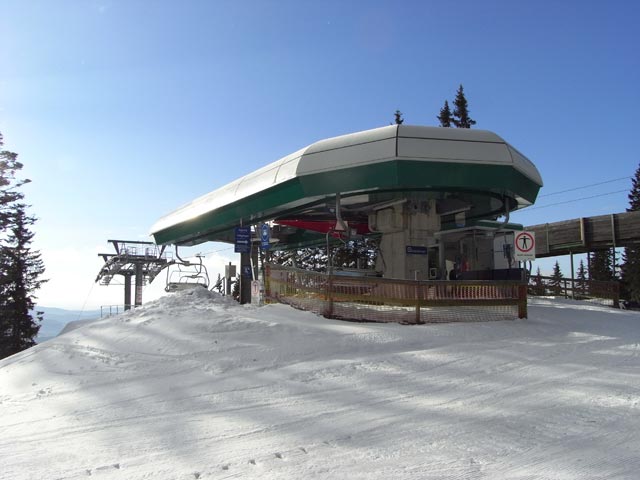 Bergstation der 4er Sesselbahn Hauereck Jet