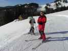 Daniela und Michael bei der Bergstation des Brunnalmlifts