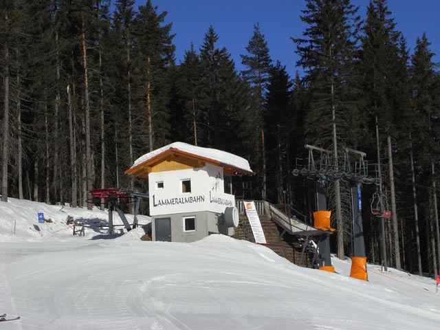 Bergstation der Lammeralmbahn