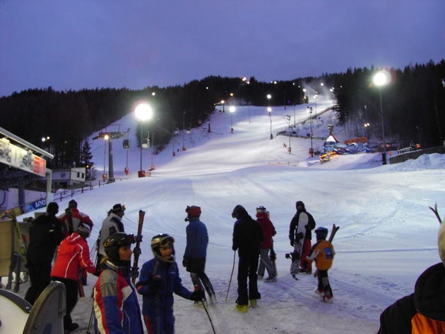 FIS-Weltcup-Piste Panorama