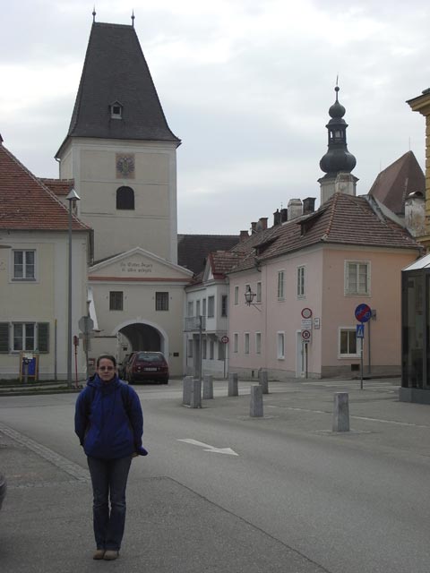 Daniela beim Steiner Tor