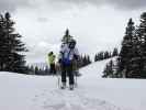 Ulrike und Alexander bei der Bergstation des Wetterinlifts