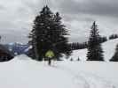 Ulrike bei der Bergstation des Wetterinlifts