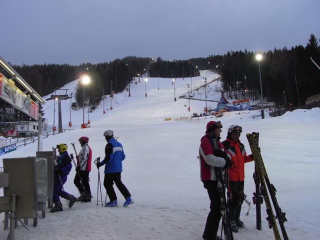 FIS-Weltcup-Piste Panorama