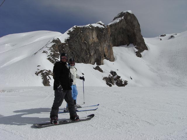 Markus und Mama auf der Piste 76 (10. Apr.)