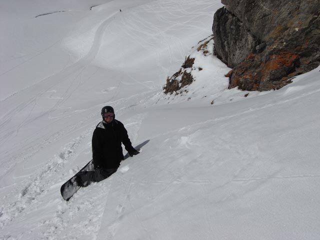 Markus neben Piste 41 (13. Apr.)