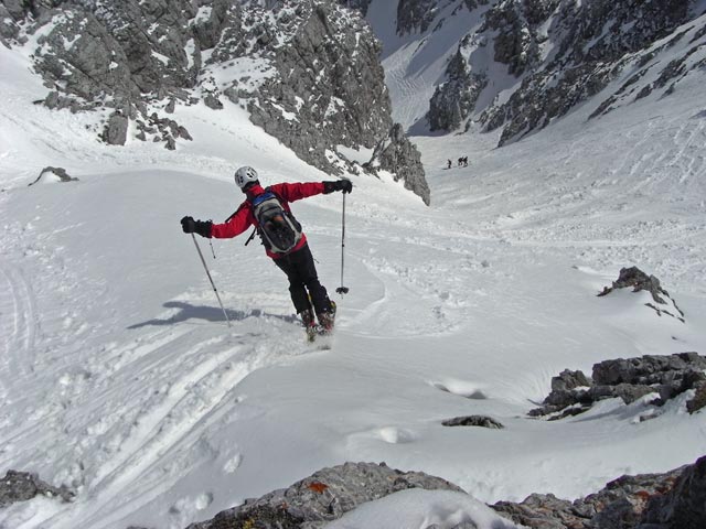 Andreas in der Einfahrt der Breiten Ries