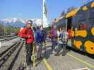 Andreas und Daniela im Bahnhof Puchberg am Schneeberg, 577 m